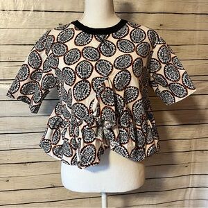 Bimba Y Lola Ruffle Top Size Small
